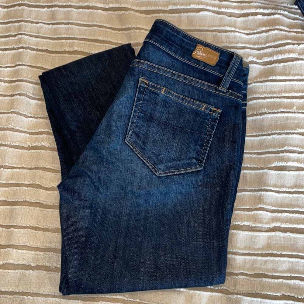 PAIGE Stretch Skyline Jeans Dark Wash